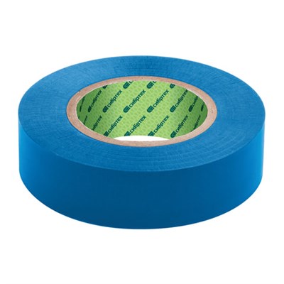 Изолента ПВХ, 15 мм х 10 м, СИБРТЕХ, 130 мкм, синяя, 88787 670326