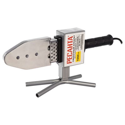 Сварочный аппарат для полипропиленовых труб РЕСАНТА АСПТ-1000, 1000 Вт, 0-300С, 6 насадок, 65/54 671222