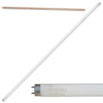 Лампа люминесцентная PHILIPS TL-D 58W/54-765, 58 Вт, цоколь G13, в виде трубки 150 см, холодный дневной свет, 815900 450770