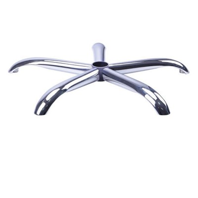 Пятилучие для кресла, нагрузка до 120 кг, диаметр 700 мм, NZ004, металлическое, хром 531914