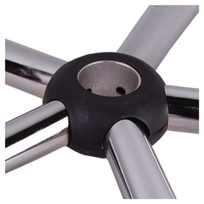 Накладка-кожух для хромированного пятилучия NZ004, пластик черный 531915