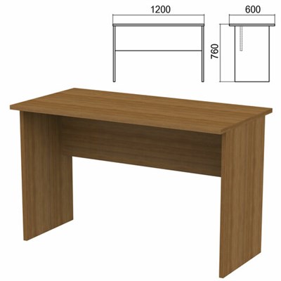 Стол письменный "Арго", 1200х600х760 мм, орех 641244
