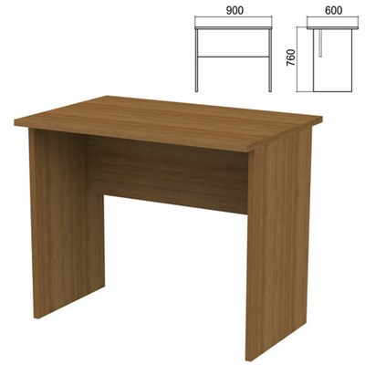 Стол письменный "Арго", 900х600х760 мм, орех 641239