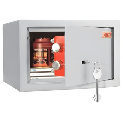 Сейф мебельный AIKO "Т17", 171х260х230 мм, 4 кг, ключевой замок, крепление к стене 290366