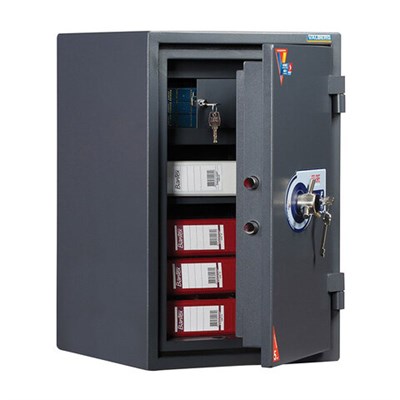 Сейф огневзломостойкий VALBERG "Гарант-67Т", 670х440х440 мм, 99 кг, ключевой замок, крепление к полу 290288