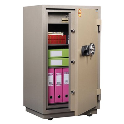 Сейф огнестойкий VALBERG "FRS-99T EL", 991х565х451 мм, 145 кг, электронный замок + ключ, трейзер, крепление к полу 290386