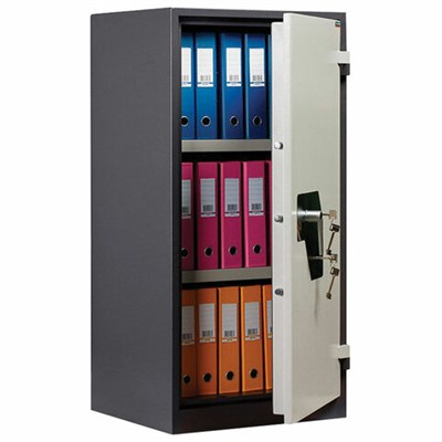 Шкаф металлический огнестойкий VALBERG "BM-1260KL", 1220х600х520 мм, 72 кг, ключевой замок, сварной, S10899102343 291210