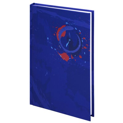 Блокнот А5 (134х206 мм), 80 л., твёрдый, клетка, выборочный лак, STAFF, "Часы", 114423 114423