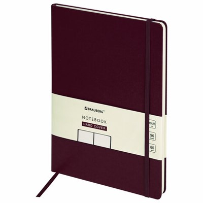 Блокнот-скетчбук БОЛЬШОЙ ФОРМАТ (190х250 мм) В5, BRAUBERG ULTRA, 80 г/м2, 96 л., без линовки, коричневый, 113067 113067