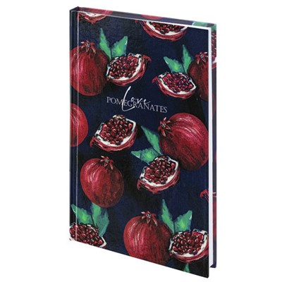 Блокнот А5 (134х206 мм), 80 л., твёрдый, клетка, STAFF, "Гранаты", 114411 114411