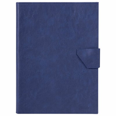 Папка-органайзер семейная для 4-х комплектов документов, формат А4, экокожа, синяя, BRAUBERG, 238206 238206