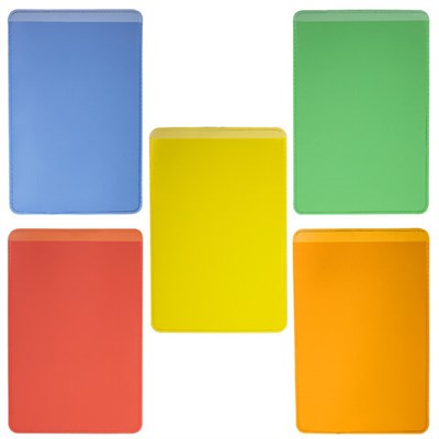 Обложка-карман для проездных документов, карт, пропусков, 100х65 мм, ПВХ, цвет ассорти, STAFF, 237589 237589