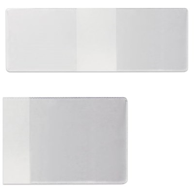 Обложка для студенческого билета, удостоверения, 104х74 мм, ПВХ, прозрачная, ДПС, 1098.К 235871