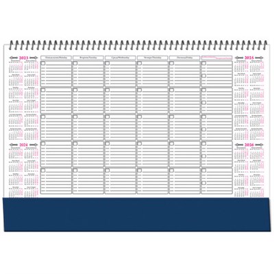 Планинг настольный недатированный ЕЖЕМЕСЯЧНИК (490х350 мм), гребень, 12 л., календарь на 4 года, 18с8 128083