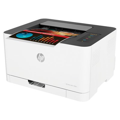 Принтер лазерный ЦВЕТНОЙ HP Color Laser 150nw А4, 18 стр./мин., 20000 стр./мес., Wi-Fi, сетевая карта, 4ZB95A 354373