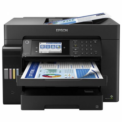 МФУ струйное EPSON L15160 "4 в 1" А3+, 25 стр./мин, 4800х2400, ДУПЛЕКС, АПД, сетевая карта, Wi-Fi, СНПЧ, C11CH71404 354788