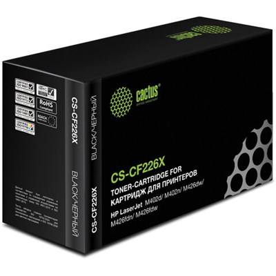Картридж лазерный CACTUS (CS-CF226X) для HP LaserJet M402d/n/dn/dw/ 426dw/fdw/fdn, ресурс 9000 стр. 362318