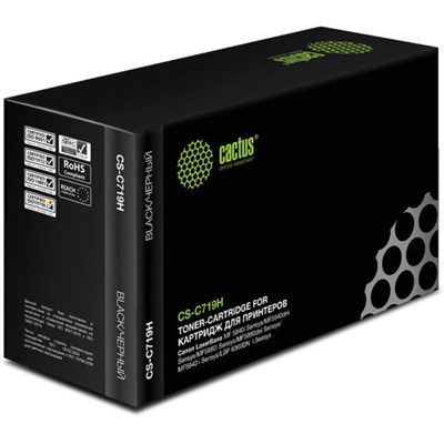 Картридж лазерный CACTUS (CS-C719H) для CANON LBP-6300dn/6650/MF5840/5880, ресурс 6400 стр. 361996