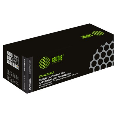 Картридж лазерный CACTUS (CSP-W2030X) для HP LJ M454/MFP M479, черный, ресурс 7500 страниц, CSP-W2030X/CS-W 363808