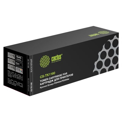 Тонер-картридж CACTUS (CS-TK1160) для KYOCERA Ecosys P2040dn/P2040dw, ресурс 7200 стр. 362966