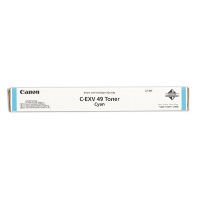 Тонер CANON (C-EXV49C) для Canon IR C3320/C3320i/C3325i/C3330i/C3500, голубой, ресурс 19000 страниц, оригинальный, 8525B002 363505