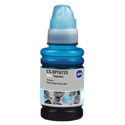 Чернила CACTUS (CS-EPT6735) для СНПЧ EPSON L800/L810/L850/L1800, светло-голубые, 0,1 л 361925