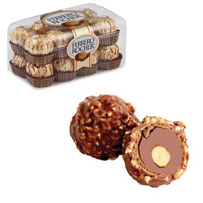 Конфеты шоколадные FERRERO "Rocher" с лесным орехом, 200 г, пластиковая упаковка, ИТАЛИЯ, 77070887 620294