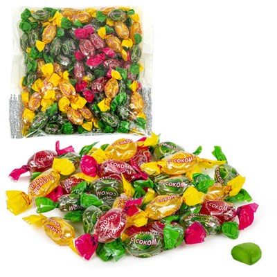 Карамель леденцовая ЯШКИНО с соком малины, яблока, лимона, 500 г, ВК283 622144