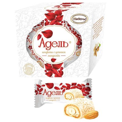 Конфеты АККОНД "Адель" с цельным миндалём в кокосовой стружке, 150 г 622611