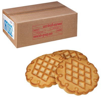 Печенье ЯШКИНО "Дивная Даренка" со вкусом топленого молока, гофрокороб 4 кг, ЯП182 620979