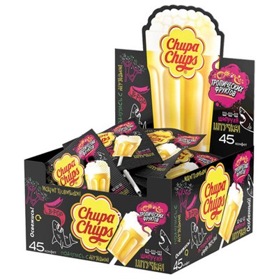 Карамель CHUPA CHUPS (Чупа-Чупс) "В-РОР" тропический, 15 г, 85594 621824