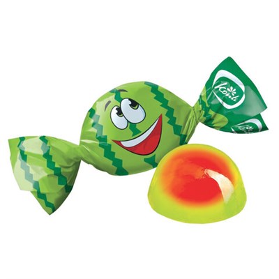 Конфеты желейные ЖИВИНКА со вкусом арбуза, 1000 г, пакет, 9287 622564