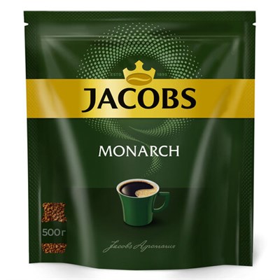 Кофе растворимый MONARCH Original, сублимированный, 500 г, мягкая упаковка, 8052130 620240