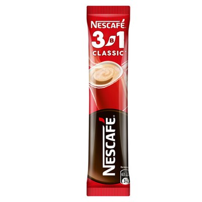 Кофе растворимый порционный NESCAFE "3 в 1 Классик", КОМПЛЕКТ 20 пакетиков по 14,5 г, 12460849 620015