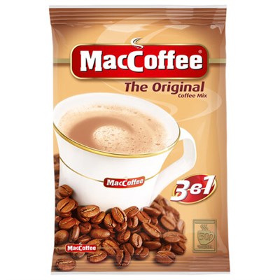 Кофе растворимый порционный MacCoffee "3 в 1 Оригинал", КОМПЛЕКТ 50 пакетиков по 20 г, 100101 622318
