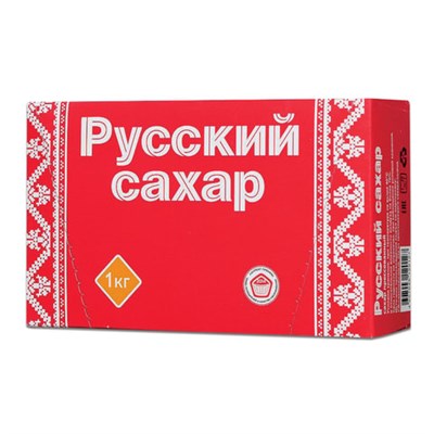 Сахар-рафинад РУССКИЙ 1 кг (196 кусочков, размер 15х16х21 мм) 620433
