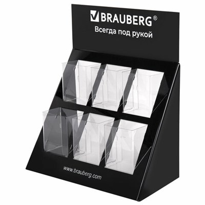 Подставка под письменные принадлежности BRAUBERG, 6 отделений, 39х35х17 см, 505921 505921
