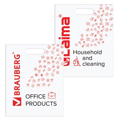 Пакет презентационно-упаковочный "Каталог товаров для офиса", 44х55 см, усиленная ручка 504365