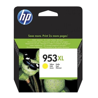 Картридж струйный HP (F6U18AE) Officejet Pro 8710/8210 №953XL, желтый, увеличенный ресурс 1600 стр., оригинальный 362291