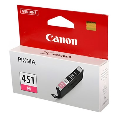 Картридж струйный CANON (CLI-451M) Pixma iP7240 и другие, пурпурный, оригинальный, 6525B001 361134