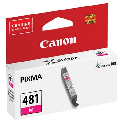 Картридж струйный CANON (CLI-481M) для PIXMA TS704 / TS6140, пурпурный, ресурс 236 страниц, оригинальный, 2099C001 363214