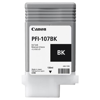 Картридж струйный CANON (PFI-107BK) PF680/685/780/785, черный, оригинальный, 130 мл, 6705B001 361564