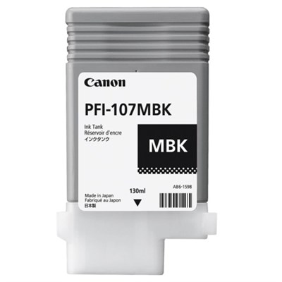 Картридж струйный CANON (PFI-107MBK) PF680/685/780/785, матовый, черный, оригинальный, 130 мл, 6704B001 361565