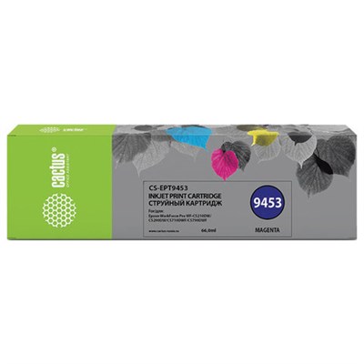 Картридж струйный CACTUS (CS-EPT9453) для Epson WF-C5290DW/C5790DW, пурпурный 363369
