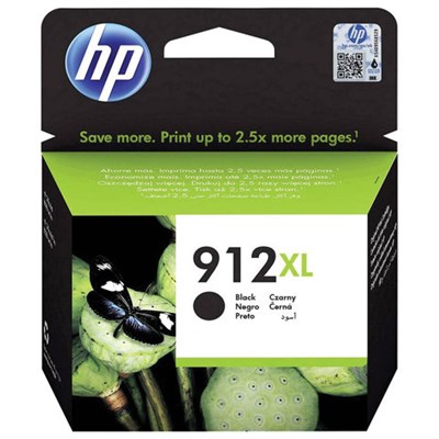 Картридж струйный HP (3YL84AE) для HP OfficeJet Pro 8023, №912XL черный, ресурс 825 страниц, оригинальный 363471