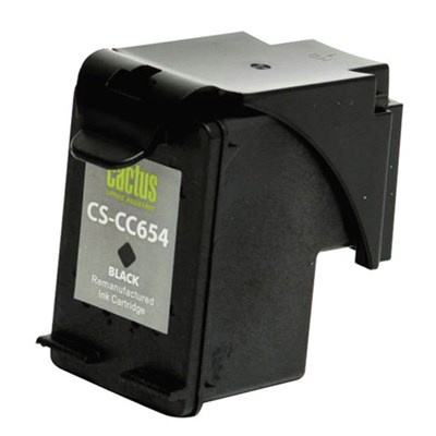 Картридж струйный CACTUS (CS-CC654) для HP Officejet J4580/4640/4680, черный 362826