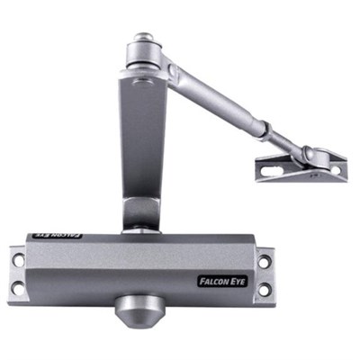 Доводчик FALCON EYE FE-B5W на дверь 85-120 кг, серебристый, 00-00110301 354285
