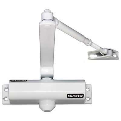 Доводчик FALCON EYE FE-B3W на дверь 45-65 кг, белый, 00-00110297 354277