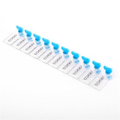 Пломбы стиропластовые номерные, РОТОР, самофиксирующиеся, комплект 100 шт. (проволока 600811, 600280), 600812 600812