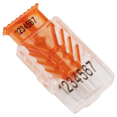 Пломбы стиропластовые номерные, "Гарпун", самофиксирующиеся, комплект 100 шт. (проволока 600811, 600280), 602474 602474